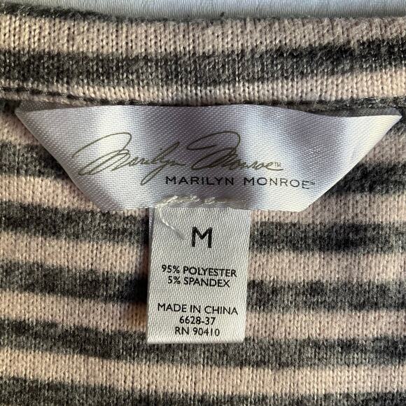 Marilyn Monroe Women Long Sleeve Tee, size M, Gray - Picture 4 of 6